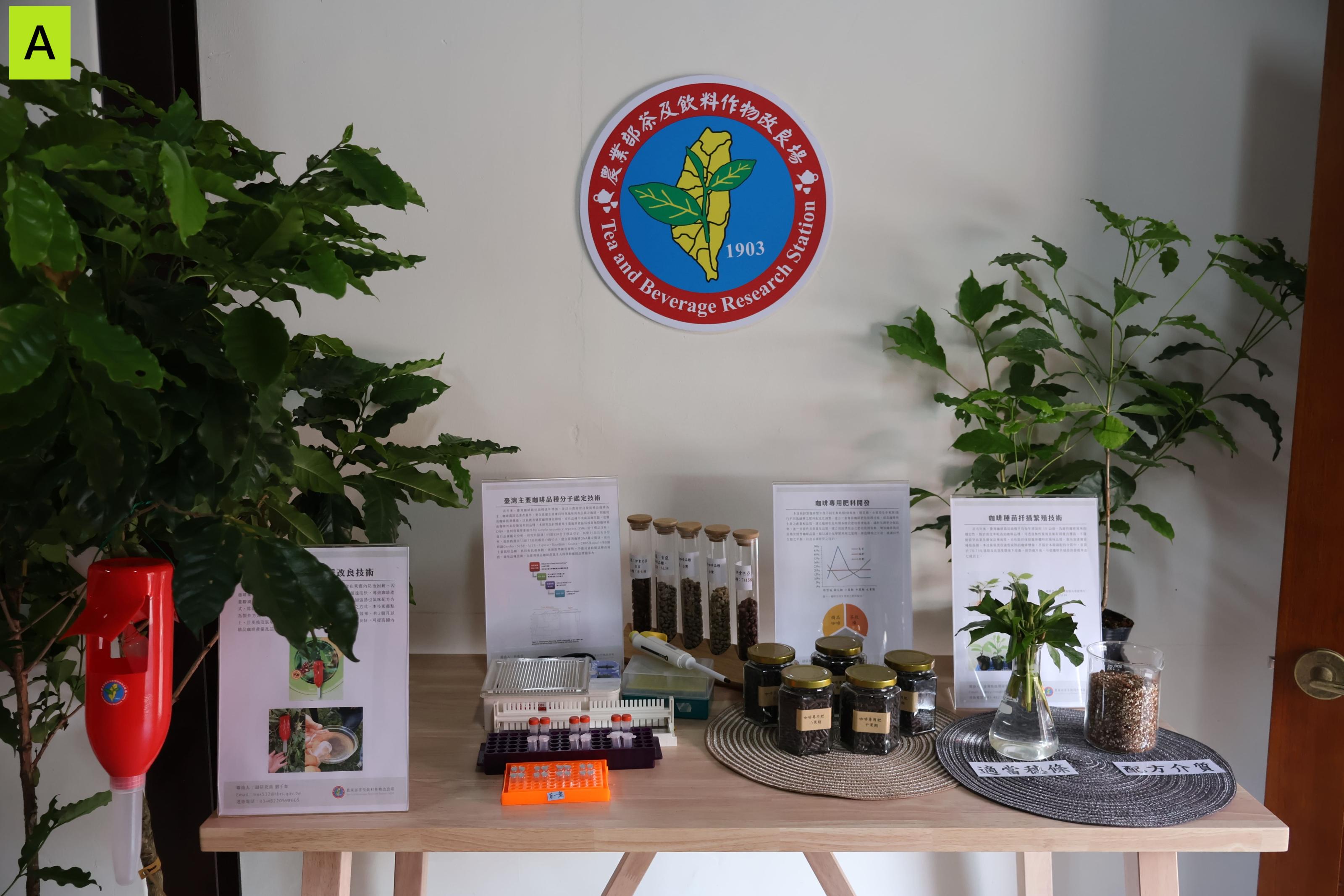圖3A茶改場展示咖啡關鍵研究成果咖啡栽培管理技術