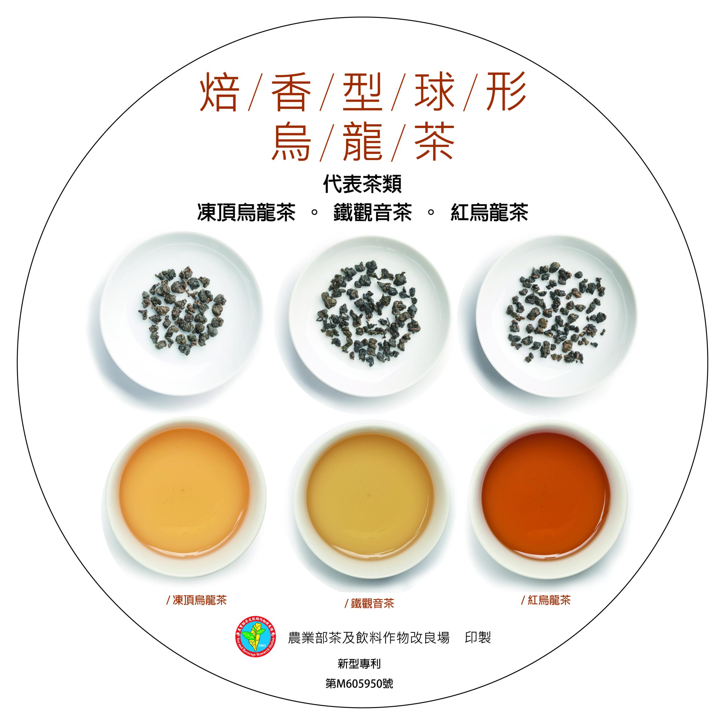 臺灣特色茶風味輪1.0焙香型球形烏龍茶背面