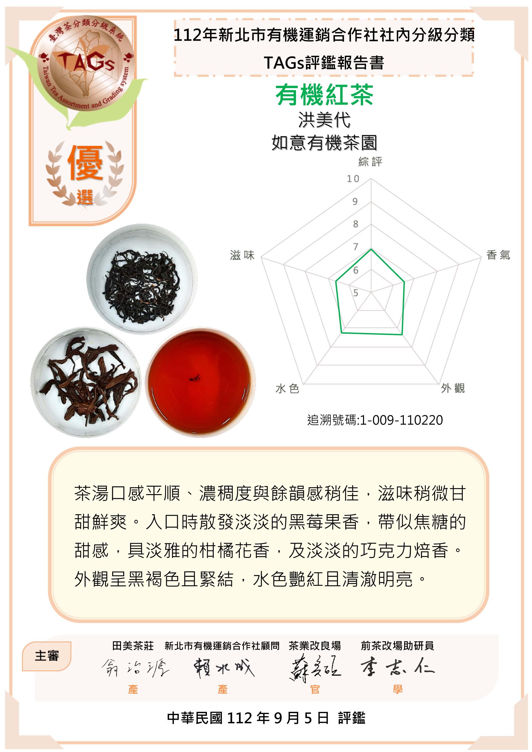 優選-洪美代如意有機茶園2