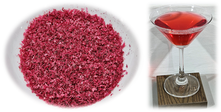 Fig. 3 The quickly extract Roselle sample and tea liquid