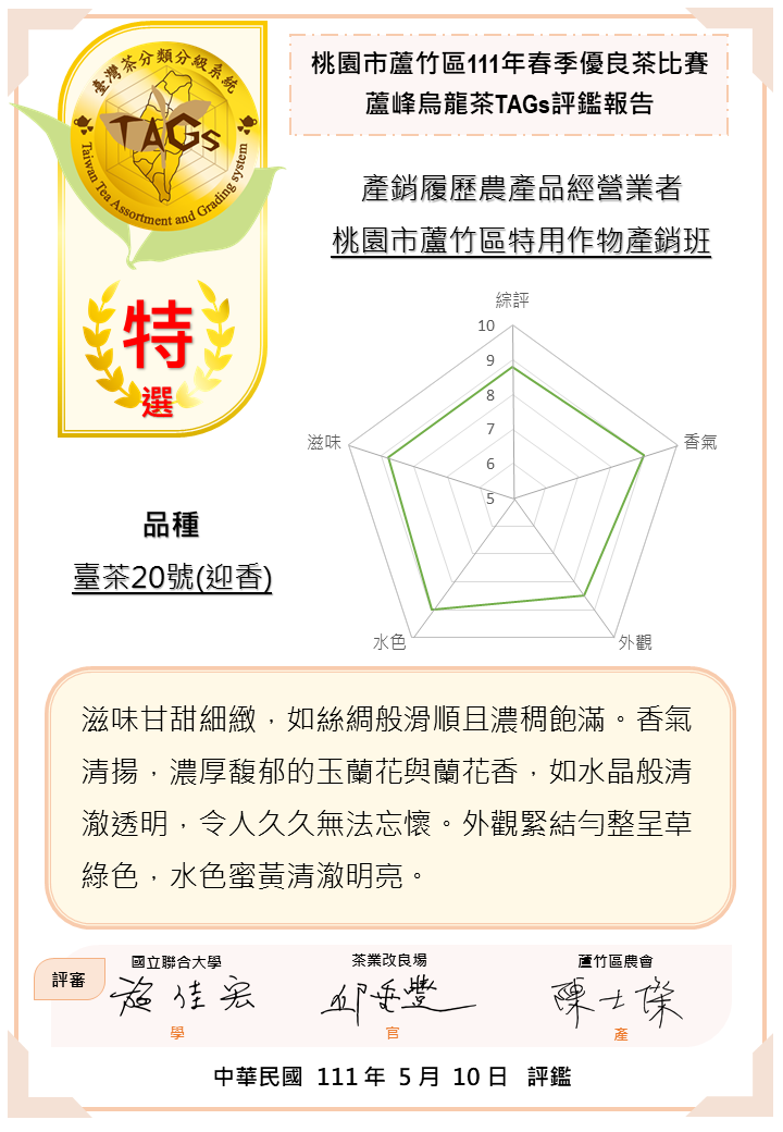 評鑑報告書-特選