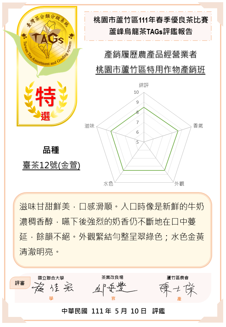 評鑑報告書-特選